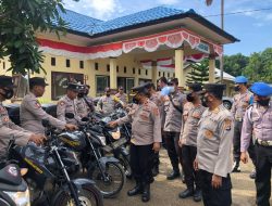 Wakili Kapolres, Wakapolres Bima Polda NTB Lakukan Penilaian Lomba Mapolsek Presisi di jajaran Polsek