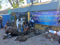 Hari Raya Idul Adha 1443 H., Polres Sumbawa Sembelih dan Salurkan Hewan Qurban 9 Ekor Sapi