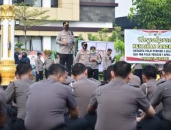 81 Anggota Polresta Sidoarjo Dapat Kenaikan Pangkat di Hari Bhayangkara ke-76