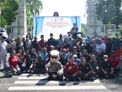 Polisi Sidoarjo Ajak Masyarakat Olahraga dan Binluh Tertib Berlalu Lintas