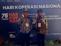Abdul Muin dan Gufron Abdul Rohim Mewakili Dekopinda Kabupaten Mojokerto pada Acara Puncak Harkopnas ke – 75 di Bali