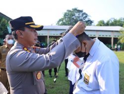 Kapolres Lampung Utara Pimpin Upacara di Sekolah Sekaligus Buka MPLS SMA-SMK