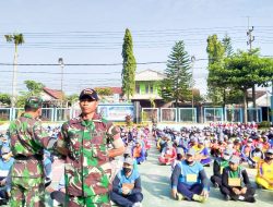 Masa Pengenalan Lingkungan Sekolah, Ratusan Prajurit Kodim Bojonegoro diturunkan