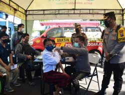 Animo Masyarakat Tinggi, Polresta Sidoarjo Intesifkan Vaksinasi Covid