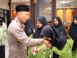 Polres Jember Berikan Santunan Dan Doa Bersama Anak Yatim Piatu