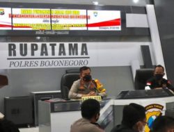 Jelang Satu Suro 2022, Polres Bojonegoro Gelar Rakor Bersama Pesilat