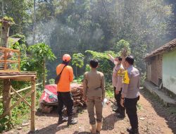 Polres Jember bersama BPBD Lakukan Mitigasi Tindaklanjuti Status Gunung Raung