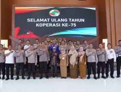 Tepat di Ulang Tahun Koperasi ke-75, Pengurus Koperasi Wirota Wiropati Polda Sulbar Dilantik