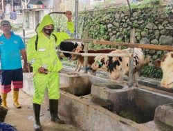 Polsek Kasembon Gencarkan Penyemprotan Disinfektan