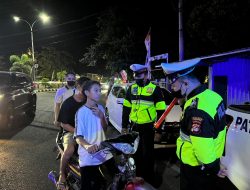 Beri Rasa Aman, Polres Sumbawa Patroli KRYD Tempat Keramaian dan Rawan Kriminal