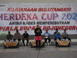 Kades se Bojonegoro “Diadu” Bulutangkis Merdeka Cup sntar Kades, Semarakkan HUT RI ke-77