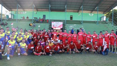 Tim Sepak Bola Wartawan Ramaikan Trofeo Kapolresta Sidoarjo