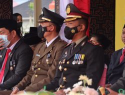 Kapolres Toraja Utara bersama Forkopimda Ikuti Upacara Peringatan HUT RI ke-77