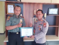 Kapolsek Kopang Dapat Penghargaan Dari Balai Taman Nasional Gunung Rinjani