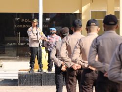 Polres Lombok Tengah Kerahkan 124 personel untuk Amankan Kampanye Pilkades 2022