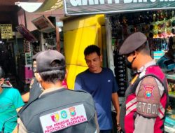 Tekan Penyebaran Covid-19, Personel Polres Lamongan Gelar Kegiatan Operasi Yustisi