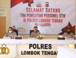 Tim STIK Lemdiklat Polri Lakukan Penelitian di Polres Lombok Tengah