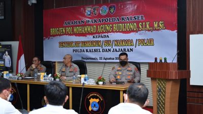 Wakapolda Kalsel Kumpulkan Anggota Reskrimum, Reskrimsus, Resnarkoba dan Polair, Ada Apa?