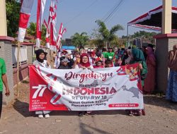 Memperingati HUT RI Ke-77, Desa Pancakarya Menggelar Carnaval