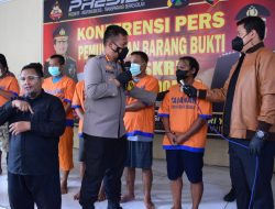 Polresta Sidoarjo Sikat Judi Online, Berhasil Ringkus enam Tersangka