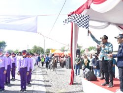 2.220 Pelajar Sekolah Diberangkatkan Bupati Sidoarjo Gerak Jalan Pelajar