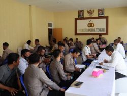 Itwasda Polda NTB Audit Kinerja Polsek Jajaran Polres Lombok Tengah