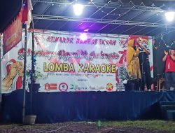 Lomba Karaoke Semarankkan HUT RI ke-77 di Desa  Wirowongso