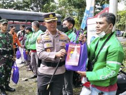 Bantu Warga Terdampak Kenaikan Harga BBM, Polres Banjarnegara Distribusikan 1440 Paket Beras