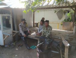 Bhabinkamtibmas Desa Gerung Permai Polres Lombok Timur Sosialisasikan Penerimaan Tamtama Polri
