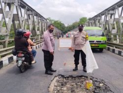 Hati-hati, Jembatan Sungai Serayu Penghubung Purbalingga-Banjarnega Ambles