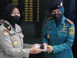 Hari jadi Polwan ke-74, Kowal Puspenerbal Beri Kejutan Polwan Sidoarjo