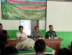 Hadir di Pembentukan dan Pelantikan Pengurus HIPPA, Kanit Reskrim Beri Pembinaan Untuk Jaga Kamtibmas