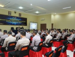 Polda Jatim Melalui Brimob Menggelar Pembekalan Bhabinkamtibmas