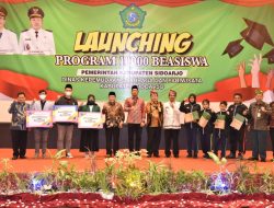 Bupati Sidoarjo Launching Program 10 ribu Beasiswa Pendidikan