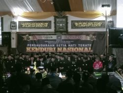 Puncak Acara 1 Abad Terate Emas Ditandai dengan Peletakan Air dan Tanah dari 364 Cabang PSHT se Indonesia