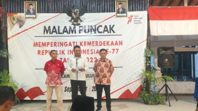 Tutup Rangkaian HUT RI ke-77, Muspika Wuluhan Gelar Acara Malam Puncak