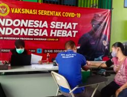 Binda Jatim Gelar Vaksinasi Serentak ke Tiga Tempat di Sidoarjo