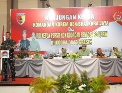 Danrem 084/BJ Berkunjung ke Wilayah Kodim 0817/Gresik