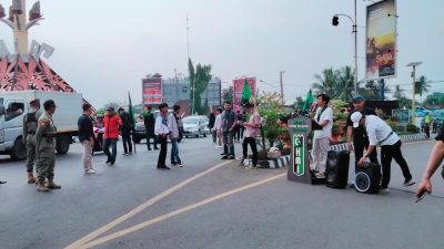 Mimbar Bebas Belasan Anggota HMI Kotabumi Diamankan Ratusan Polisi