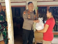Terlewatkan, Enam Keluaga Warga Jomerto Layak BLT Dapat Bansos dari Kapolsek Patrang Bersama Muspika