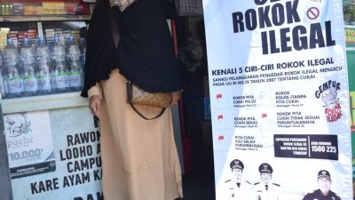 Pedagang Rokok Dukung Pemberantasan Rokok Ilegal