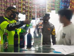 Gelar Razia, Polsek Kutasari Polres Purbalingga Amankan Miras Berbagai Jenis di Tiga Lokasi