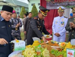 Hari Ulang Tahun TNI Ke-77, Polres Lampung Utara Berikan Kejutan