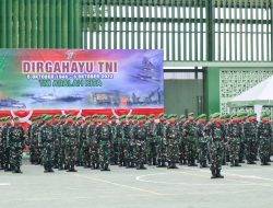 Kodim Bojonegoro gelar Upacara Peringatan HUT ke- 77 TNI