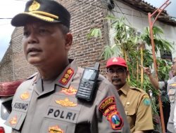 Kapolresta Sidoarjo Pastikan Efektifitas Posko dan Dapur Umum di Lokasi Bencana Puting Beliung
