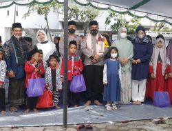 Kapolres Lotim Bersama Anak Yatim Lakukan Dzikir dan Doa Bersama di LKSA Al Anshori