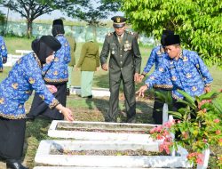 Rangkaian HUT TNI ke-77, Kodim 0813 Bojonegoro Ziarah ke Makam Pahlawan