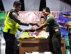 HUT TNI ke-77, Koramil 03/Balen Kodim 0813/Bojonegoro Komsos dengan Komponen Masyarakat