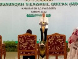 Bupati Anna Buka MTQ Kabupaten Bojonegoro Tahun 2022, Ajarkan Nilai Al-Quran