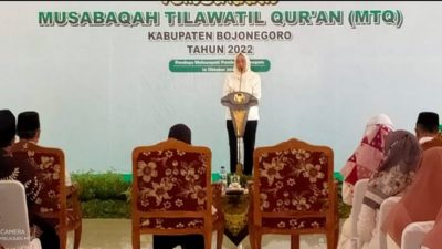 Bupati Anna Buka MTQ Kabupaten Bojonegoro Tahun 2022, Ajarkan Nilai Al-Quran